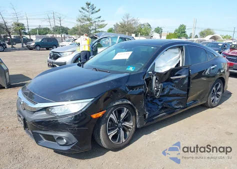 2017 Honda Civic Touring from USA, damaged, VIN 19XFC1F99HE016438